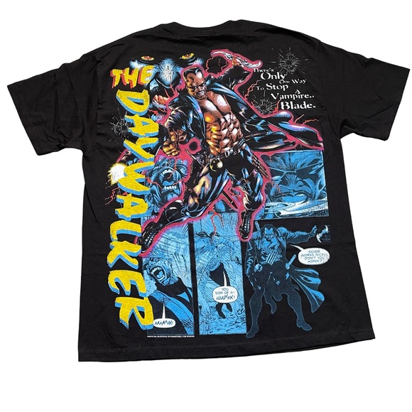 Blade Comic AOP Rap T Shirt Wesley Snipes Backstock Co - Picture 2 of 6